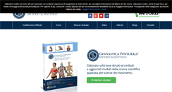 Desktop Screenshot of ginnasticaposturale.com